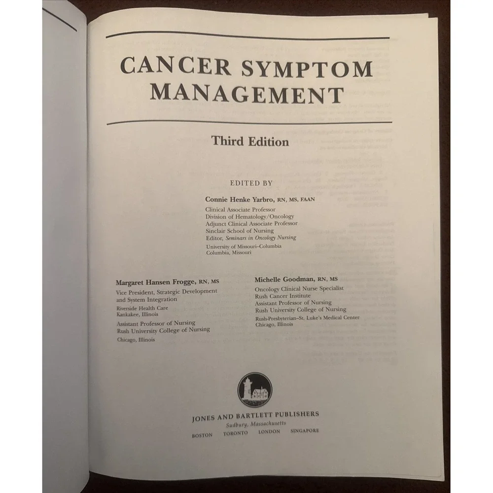 Cancer Symptom Management 3rd Ed Companion CD-ROM